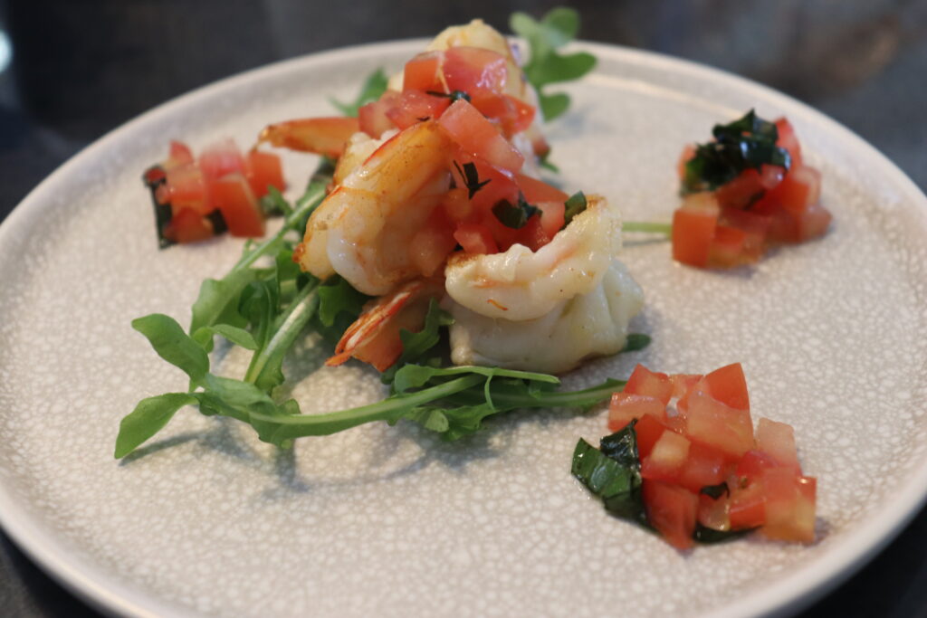 Grilled Banana Prawns